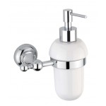 Dispenser material: Brass Wall-mounted 125ml, color: Chrome surface: Glossy Soap dispensers