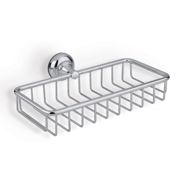 Sponge box material: Brass Single Single-mounted deep 24,6x15,9, color: Chrome surface: Glossy Shower baskets Sponge box material: Brass Single Single-mounted deep 24,6x15,9, color: Chrome surface: Glossy Shower baskets