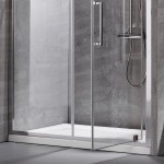 Shower enclosure Linear 120x195 6mm opening surface: Glossy, color: Chrome Linear Shower enclosure Linear 120x195 6mm opening surface: Glossy, color: Chrome Linear