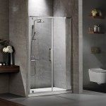 Shower enclosure Linear 120x195 6mm opening surface: Glossy, color: Chrome Linear Shower enclosure Linear 120x195 6mm opening surface: Glossy, color: Chrome Linear