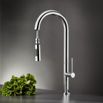 Kitchen tap Deck-mounted material: Brass With Pull-Out Spray 1 jet, color: Chrome surface: Glossy Deck-mounted Kitchen tap Deck-mounted material: Brass With Pull-Out Spray 1 jet, color: Chrome surface: Glossy Deck-mounted