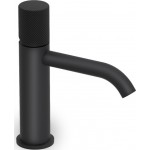 Wash basin tap Deck-mounted material: Brass mixer With push-open waste set Μ size, color: Black surface: Matt Deck-mounted Wash basin tap Deck-mounted material: Brass mixer With push-open waste set Μ size, color: Black surface: Matt Deck-mounted