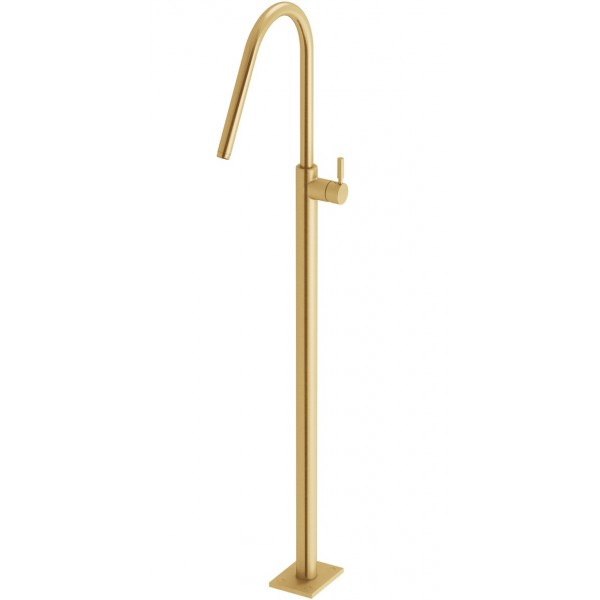 Μπαταρία νιπτήρος επιδαπέδια κομπλέ 124,5cm brushed gold από ορείχαλκο, χρώμα: Χρυσό επιφάνεια: Βουρτσισμένη Επιδαπέδιες Μπαταρία νιπτήρος επιδαπέδια κομπλέ 124,5cm brushed gold από ορείχαλκο, χρώμα: Χρυσό επιφάνεια: Βουρτσισμένη Επιδαπέδιες