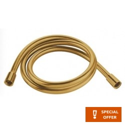 Σπιράλ 150cm από πλαστικό light brushed gold PVD, χρώμα: Χρυσό επιφάνεια: Βουρτσισμένη