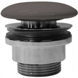 Waste Valve bistro Without overflow material: Porcelain surface: Matt, color: Dark Grey Waste overflows