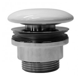 Waste Valve Without overflow material: Porcelain surface: Glossy, color: White