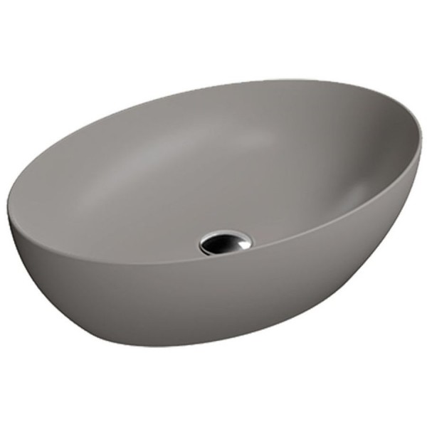 Washbasin Free standing 60x42x16 material: Porcelain Without hole Without overflow tortora, color: Brown surface: Matt Free standing Washbasin Free standing 60x42x16 material: Porcelain Without hole Without overflow tortora, color: Brown surface: Matt Free standing