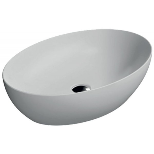 Washbasin Free standing 60x42x16 material: Porcelain Without hole Without overflow white matt, color: White surface: Matt Free standing Washbasin Free standing 60x42x16 material: Porcelain Without hole Without overflow white matt, color: White surface: Matt Free standing
