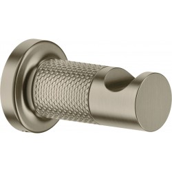 Άγκιστρο από ορείχαλκο μονό Finox Brushed Nickel, χρώμα: Χρωμέ επιφάνεια: Βουρτσισμένη Άγκιστρα