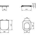 Toilet-seat soft closing, style: Wrapover, color: White Toilet seats & covers