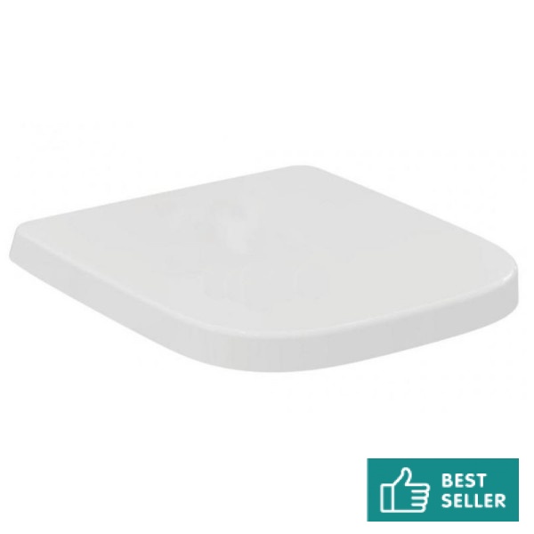 Toilet-seat soft closing, style: Wrapover, color: White Toilet seats & covers