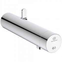 Wash basin tap Wall-mounted exposed material: Brass electronic, color: Chrome surface: Glossy