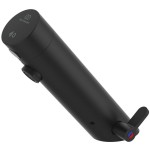 Μπαταρία νιπτήρος επικαθήμενη από ορείχαλκο ηλεκτρονική χωρίς βαλβίδα αναμεικτική, με μπαταρία, silk black, χρώμα: Μαύρο επιφάνεια: Ματ Επικαθήμενες