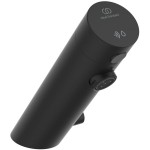 Μπαταρία νιπτήρος επικαθήμενη από ορείχαλκο ηλεκτρονική χωρίς βαλβίδα αναμεικτική, με μπαταρία, silk black, χρώμα: Μαύρο επιφάνεια: Ματ Επικαθήμενες