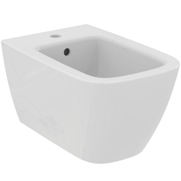 Bidet Wall-mounted, color: White surface: Glossy Wall-mounted
