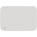 Flush wall plates for concealed cistern silk white dual flush valve material: ABS Mechanical with string, color: White surface: Matt Flush plates Flush wall plates for concealed cistern silk white dual flush valve material: ABS Mechanical with string, color: White surface: Matt Flush plates