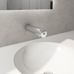 Wash basin tap Wall-mounted exposed material: Brass electronic, color: Chrome surface: Glossy Wall-mouned exposed Wash basin tap Wall-mounted exposed material: Brass electronic, color: Chrome surface: Glossy Wall-mouned exposed