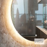 Mirror, shape: Round 60x60 material: Crystal, color: No color Mirrors Mirror, shape: Round 60x60 material: Crystal, color: No color Mirrors