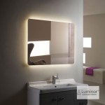 Καθρέπτης, σχήμα: Ορθογώνιο 100x70 από κρύσταλλο με φωτισμό ζεστό & ψυχρό Led Καθρέπτες μπάνιου Καθρέπτης, σχήμα: Ορθογώνιο 100x70 από κρύσταλλο με φωτισμό ζεστό & ψυχρό Led Καθρέπτες μπάνιου