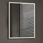 Mirror, shape: Rectangle 70x100 material: Crystal, color: Black Mirrors