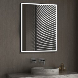 Mirror, shape: Rectangle 60x80 material: Crystal, color: Black Mirrors
