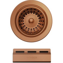 Βαλβίδα νεροχύτη & υπερχείλιση, copper από inox Βαλβίδες-σιφώνια