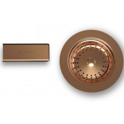 Βαλβίδα νεροχύτη & υπερχείλιση, copper από inox Βαλβίδες-σιφώνια