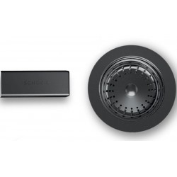 Βαλβίδα νεροχύτη & υπερχείλιση, gun metal από inox Βαλβίδες-σιφώνια