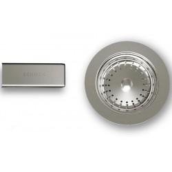 Βαλβίδα νεροχύτη & υπερχείλιση, χρωμέPerfect Drain, για νεροχύτες με 1 ½ γούρνα, 3 ½” pop-up με ντίζα. 1 1/2" χειροκίνητη βαλβίδα για την μικρότερη γούρνα και ενσωματωμένη υπερχείλιση από inox Βαλβίδες-σιφώνια