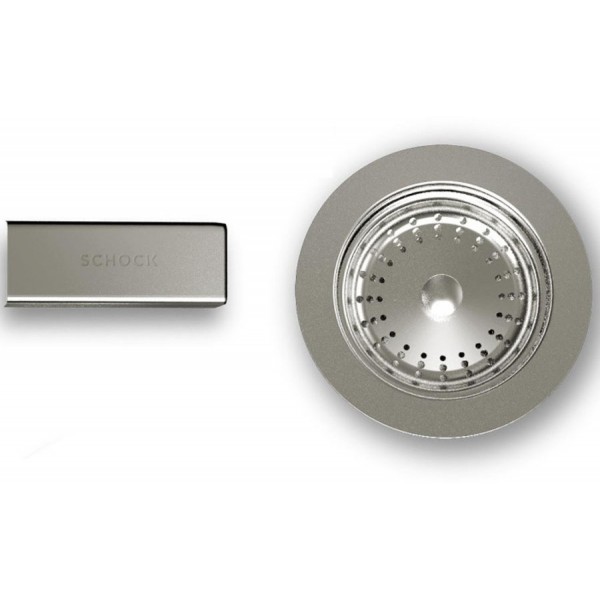 Βαλβίδα νεροχύτη & υπερχείλιση, χρωμέPerfect Drain, για νεροχύτες με 1 ½ γούρνα, 3 ½” pop-up με ντίζα. 1 1/2" χειροκίνητη βαλβίδα για την μικρότερη γούρνα και ενσωματωμένη υπερχείλιση από inox Βαλβίδες-σιφώνια