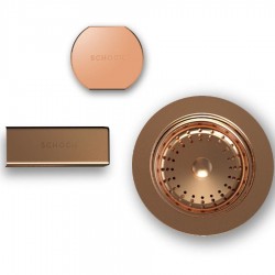 Βαλβίδα νεροχύτη & υπερχείλιση, copper από inox Βαλβίδες-σιφώνια