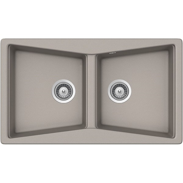 Sink Granite 86x50 free nested 2 cabinet, color: Beige Granite