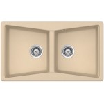 Sink Granite 86x50 free nested 2 cabinet moonstone, color: Beige Granite