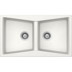 Sink Granite 86x50 free nested 2 cabinet superwhite, color: White Granite