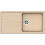 Sink Granite 100x50 left / right nested 1 bowl, color: Beige Granite