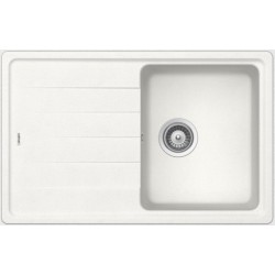 Sink Granite 78x50 left / right nested 1 bowl, color: White Granite