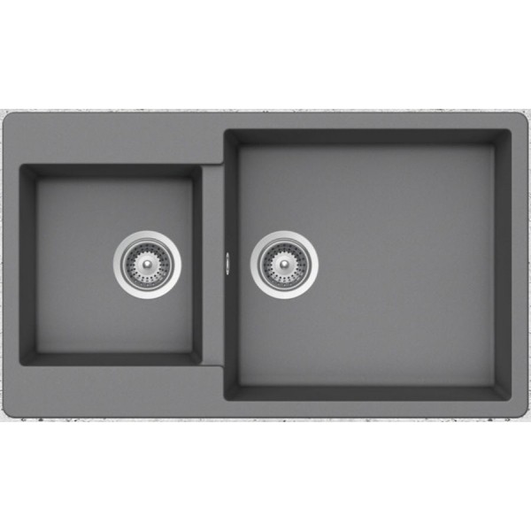 Sink Granite 86x50 free nested 1 ½ cabinet, color: Brown Granite