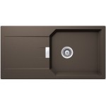 Sink Granite 100x51 left / right nested 1 bowl, color: Brown Granite