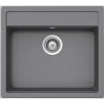 Sink Granite 57x51 free nested 1 bowl croma, color: Grey Granite