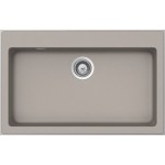 Sink Granite 79x50 free nested 1 bowl concrete Beton, color: Beige Granite