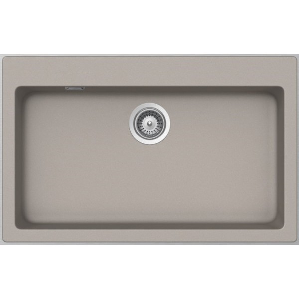 Sink Granite 79x50 free nested 1 bowl concrete Beton, color: Beige Granite