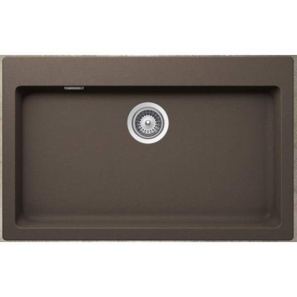 Sink Granite 79x50 free nested 1 bowl mocha, color: Brown Granite