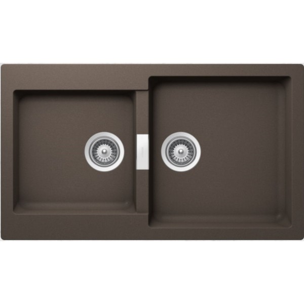 Sink Granite 86x50 free nested 1 ½ cabinet, color: Brown Granite