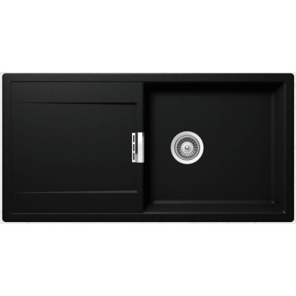 Sink Granite 100x51 left / right nested 1 bowl, color: Black Granite Sink Granite 100x51 left / right nested 1 bowl, color: Black Granite