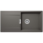 Sink Granite 100x51 left / right nested 1 bowl, color: Dark Grey Granite