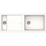 Sink Granite 114x41 center Undermount 1 ½ cabinet polaris, color: White Granite Sink Granite 114x41 center Undermount 1 ½ cabinet polaris, color: White Granite