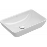 Washbasin Built-in 55,5x36 material: Porcelain Without hole Without overflow Stone White CeramicPlus, color: White surface: Matt Built-in Washbasin Built-in 55,5x36 material: Porcelain Without hole Without overflow Stone White CeramicPlus, color: White surface: Matt Built-in