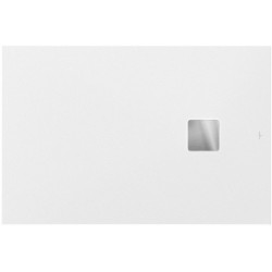 Ντουζιέρα ορθογώνια 120x80 από ακρυλικό antislip, White Alpin, χρώμα: Λευκό επιφάνεια: Ματ Ορθογώνιες