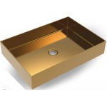 Νιπτήρας ελευθέρας τοποθέτησης 55x38x10 από inox με μία οπή χωρίς υπερχείλιση brushed gold PVD, χρώμα: Χρυσό επιφάνεια: Βουρτσισμένη Ελευθέρας τοποθέτησης Νιπτήρας ελευθέρας τοποθέτησης 55x38x10 από inox με μία οπή χωρίς υπερχείλιση brushed gold PVD, χρώμα: Χρυσό επιφάνεια: Βουρτσισμένη Ελευθέρας τοποθέτησης