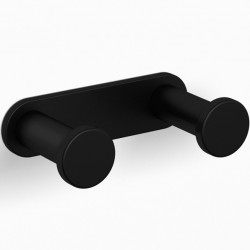 Άγκιστρο από ορείχαλκο διπλό, χρώμα: Μαύρο επιφάνεια: Ματ Άγκιστρα